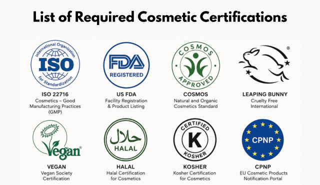 cosmetics certifications