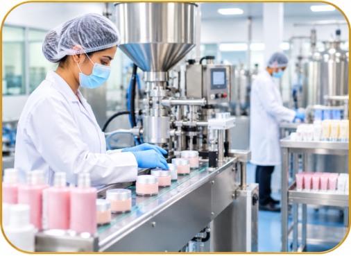 cosmetics manufacturing facility