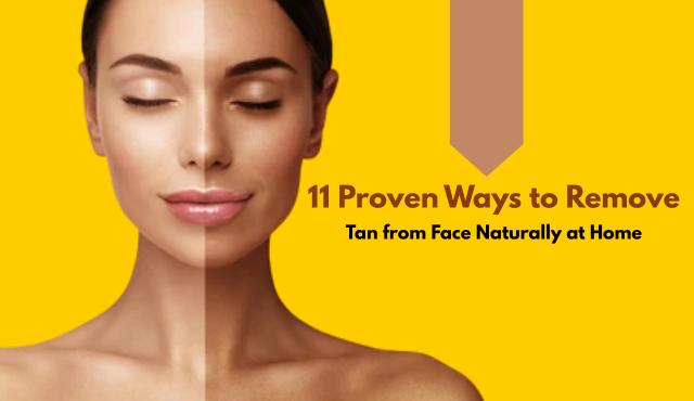 how to remove tan from face