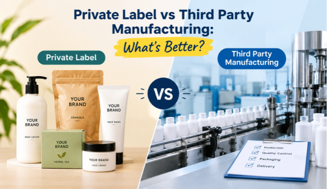 private label vs third party manufacturing